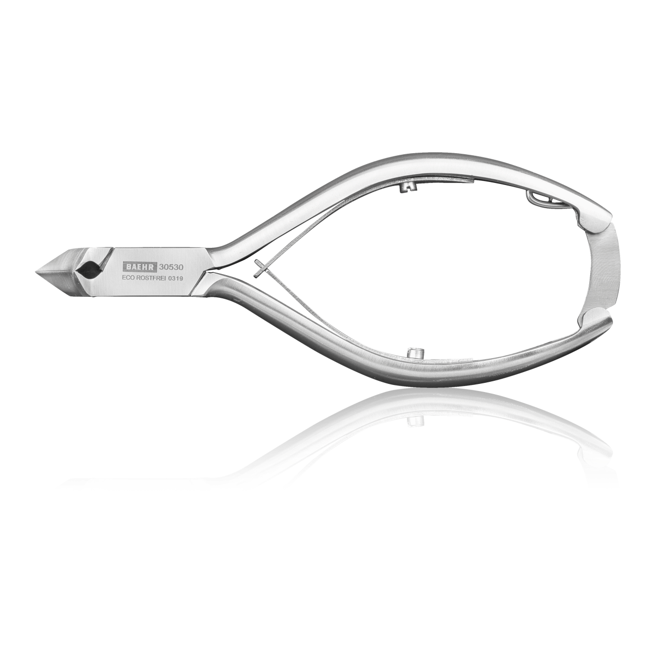 Alicate corrector de longitud de uñas, 13,5 cm, hoja 20 mm (BAEHR)