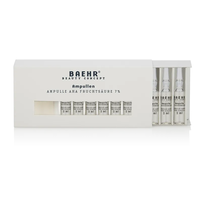 Ampolla con 7% de AHA, Ácido Frutal (AMPULLE AHA FRUCHTSÄURE 7 %)