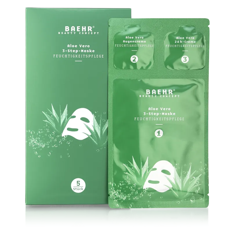 Mascarilla de Aloe Vera sistema de 3 pasos (ALOE VERA 3-STEP-MASKE)