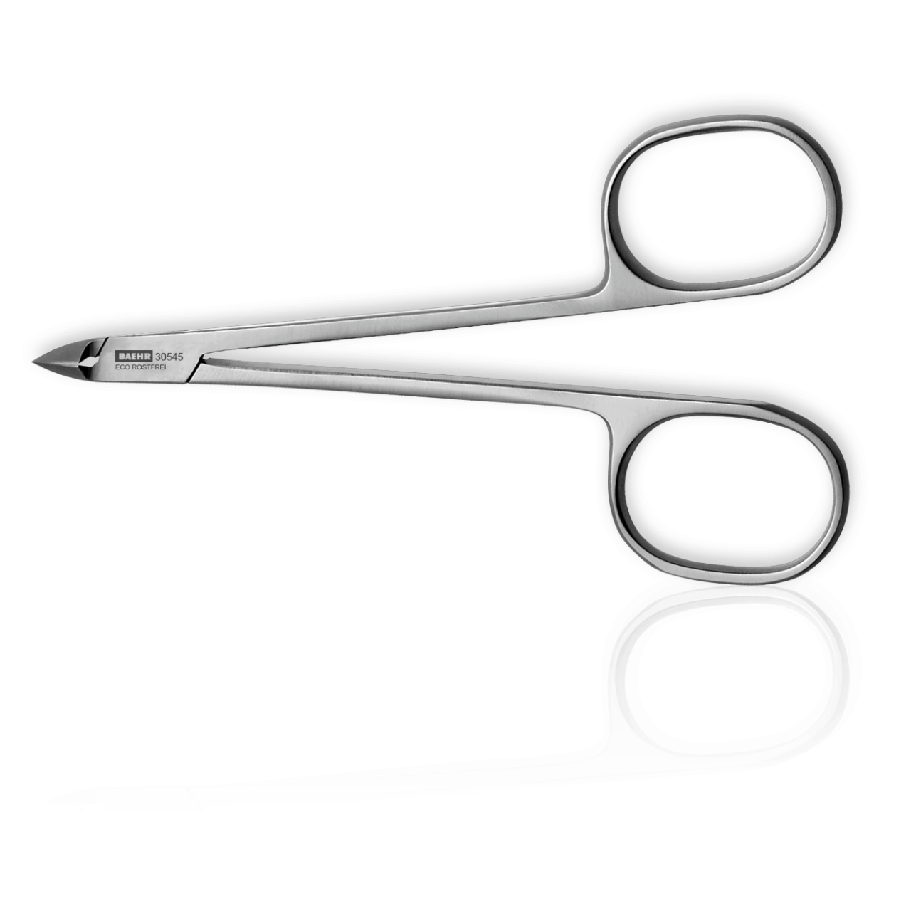 Tijeras podológicas, 10 cm, cuchilla- 7 mm("mirillas")