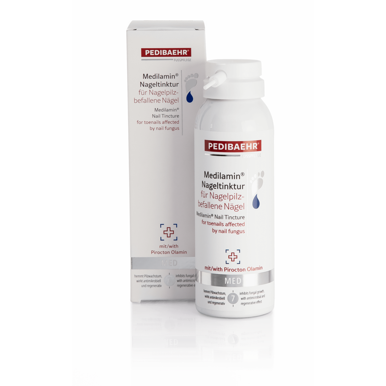 Tintura de uñas Medilamin® (MEDILAMIN® NAGELTINKTUR IN PINSELFLASCHE)