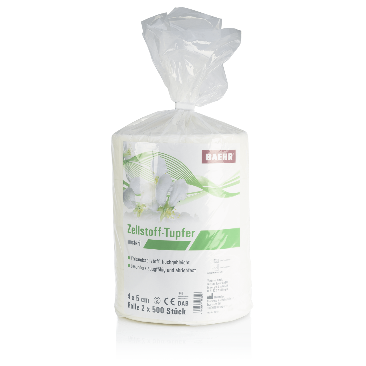 Lignina (Papel que no desprende pelusa), Rollo (500 piezas.)