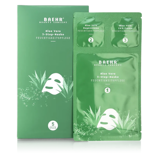 Mascarilla de Aloe Vera sistema de 3 pasos (ALOE VERA 3-STEP-MASKE)