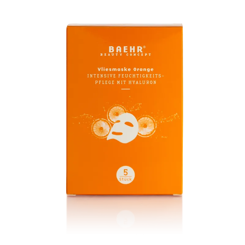 Mascarilla facial de naranja (VLIESMASKE ORANGE)