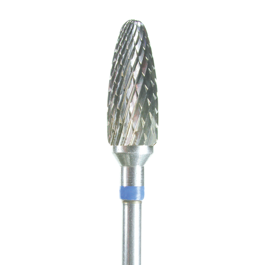 Torno de metal para el tratamiento de la placa ungueal y grietas. Forma "granada", diámetro 060