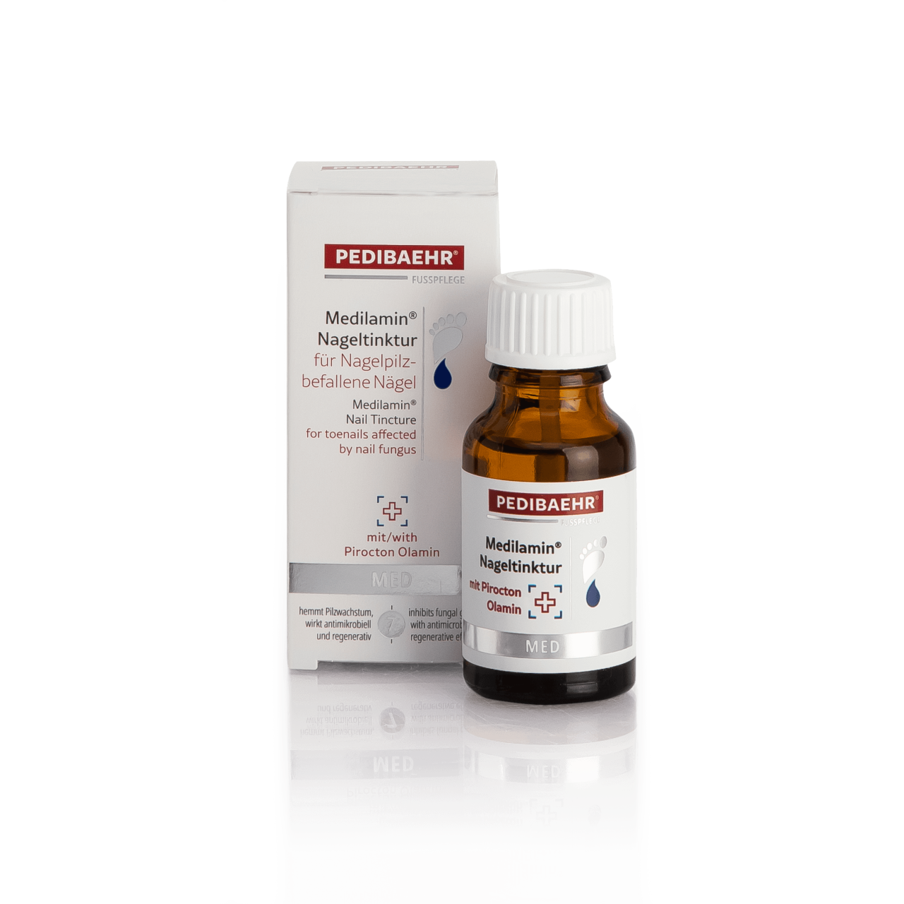 Tintura de uñas Medilamin® (MEDILAMIN® NAGELTINKTUR IN PINSELFLASCHE)