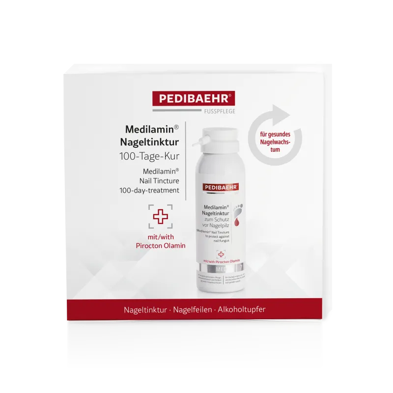 Medilamin para uñas, pack de tratamiento de 100 días (MEDILAMIN® NAGELTINKTUR 100-TAGE-KUR)