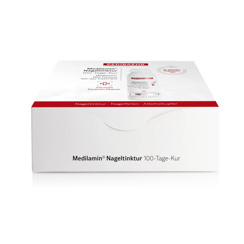 Medilamin para uñas, pack de tratamiento de 100 días (MEDILAMIN® NAGELTINKTUR 100-TAGE-KUR)