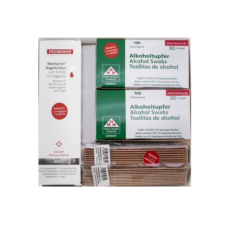 Medilamin para uñas, pack de tratamiento de 100 días (MEDILAMIN® NAGELTINKTUR 100-TAGE-KUR)