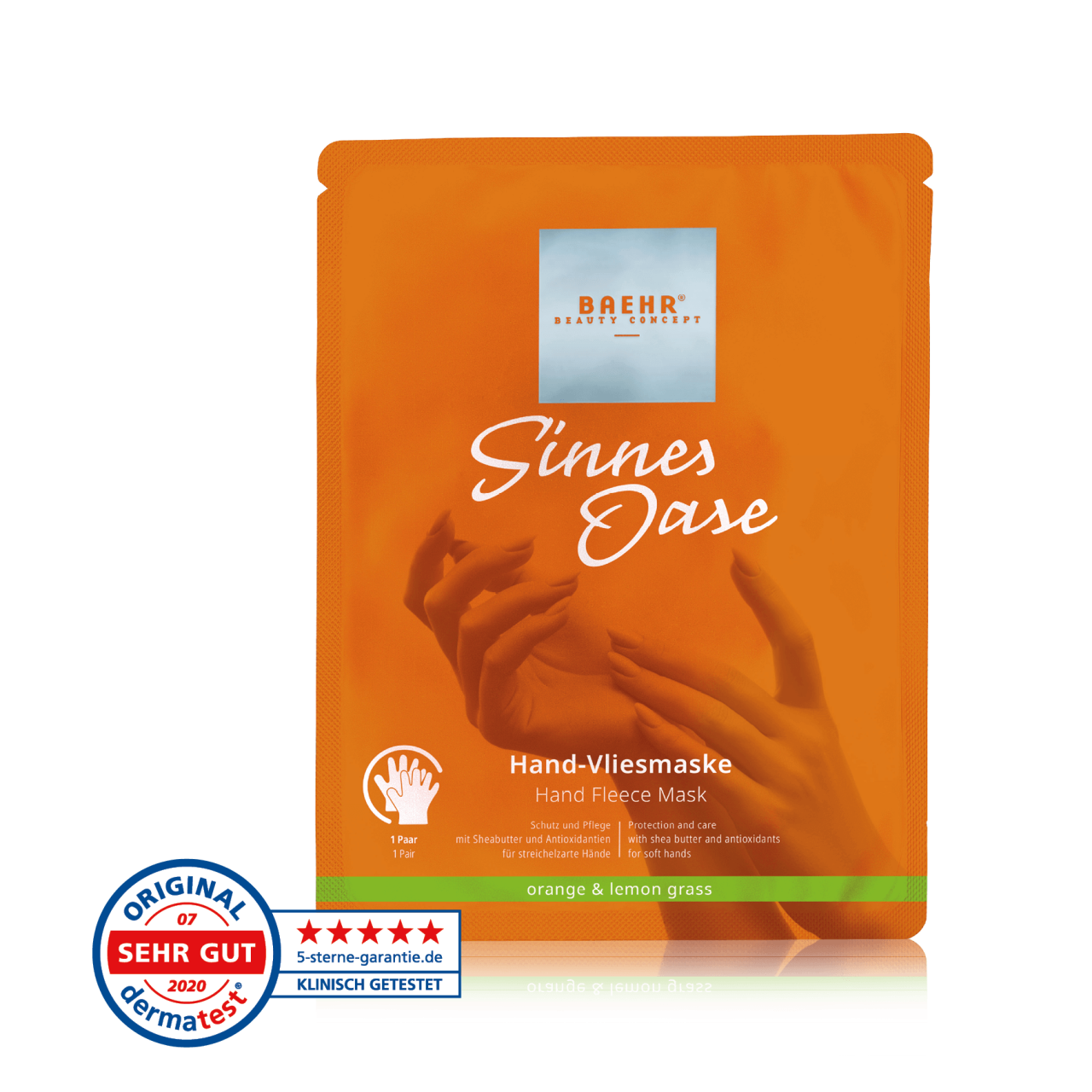 Mascarilla para manos 'SENSACIONES' (SINNES OASE HAND-VLIESMASKE)