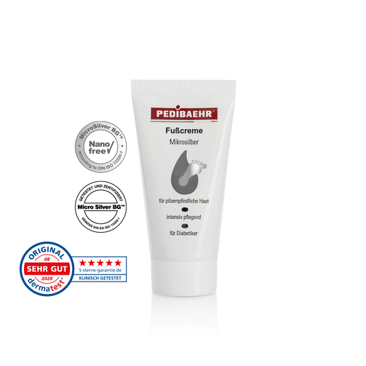 Crema para pies con microplata (FUSSCREME MIKROSILBER)