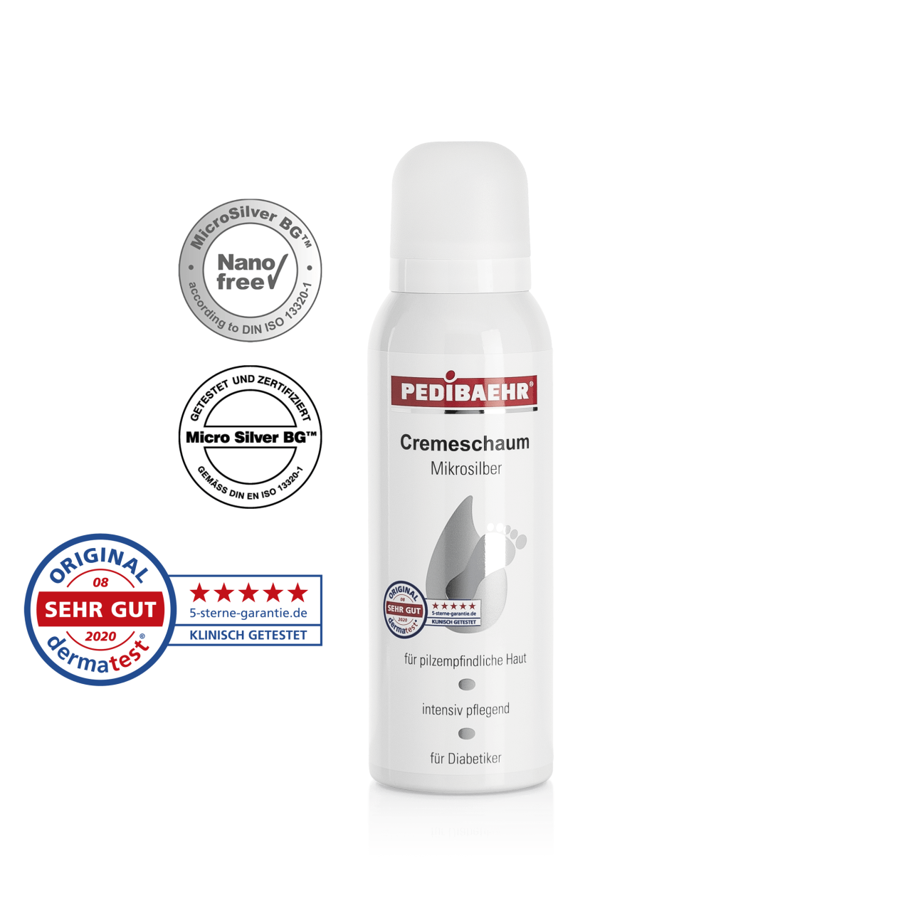 Crema-espuma antifúngica con microplata (CREMESCHAUM MIKROSILBER)