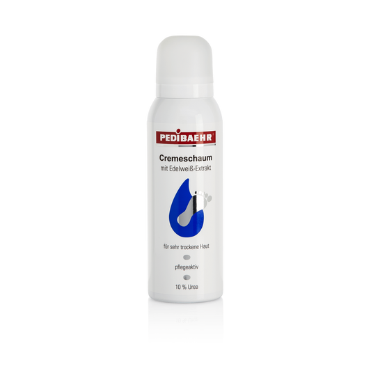 Crema-espuma antifúngica con extracto de edelweiss y urea (CREMESCHAUM MIT EDELWEISS)