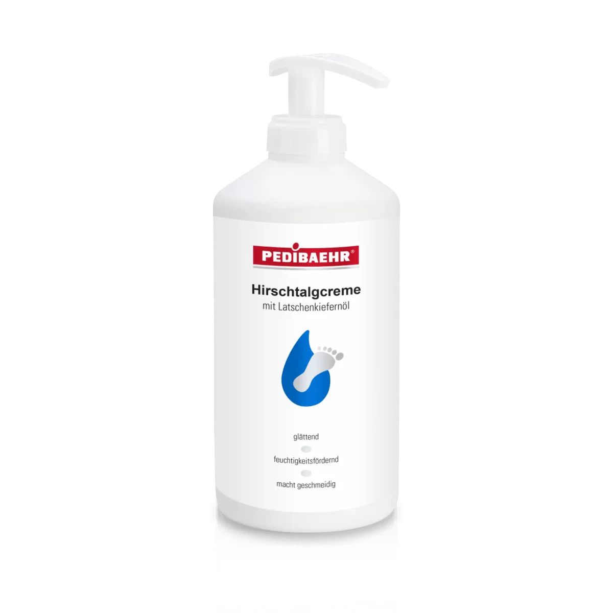 Crema de pies con grasa de ciervo 100% natural (HIRSCHTALGCREME MIT LATSCHENKIEFERNÖL) , 125ml